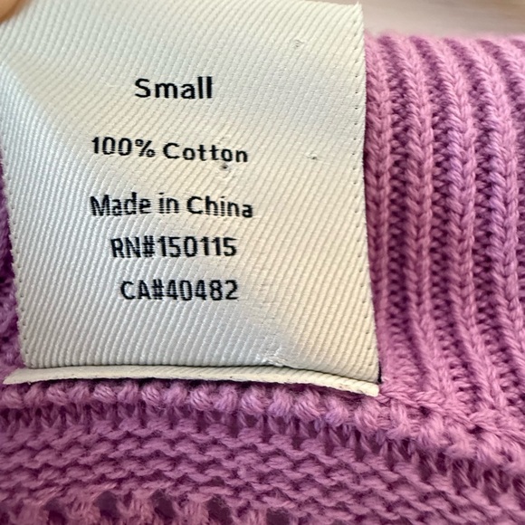 Varley Tara pointelle half zip knit pullover NWT size small - Picture 3 of 8